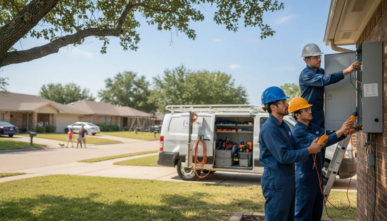 Certified electrician providing emergency electrical services in Pamplin, VA